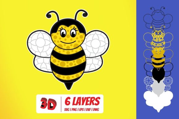 3D Bee SVG: Elevating Your Crafting Projects with Precision and Style