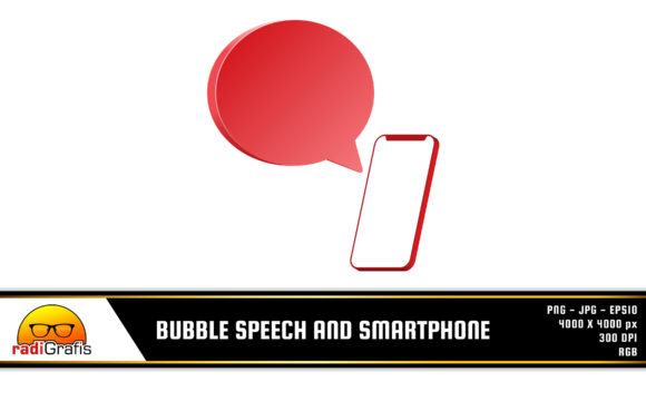 3D Bubble Speech and Smartphone: A Versatile Design Asset for Modern Creators