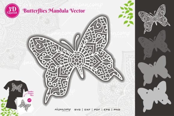 Butterflies 4 Mandala SVG 3D Layered: A Comprehensive Guide to Digital Design Assets
