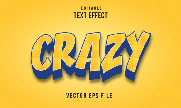 Editable Crazy 3d Font Effect: A Practical Review of Vector Typography Assets
