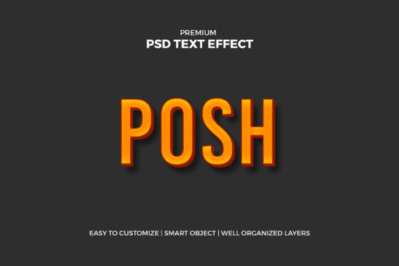 Posh 3D Style Text Effect: A Practical Evaluation for Digital Designers