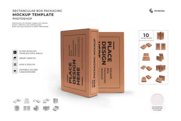 Rectangular Box 3D Mockup Bundle 2: A Practical Evaluation for Packaging Designers