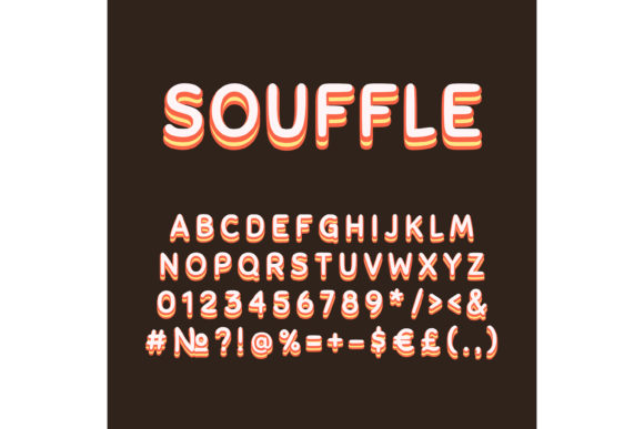 Souffle Vintage 3d Vector Alphabet Set: Integrating Retro Typography into Modern Design Workflows
