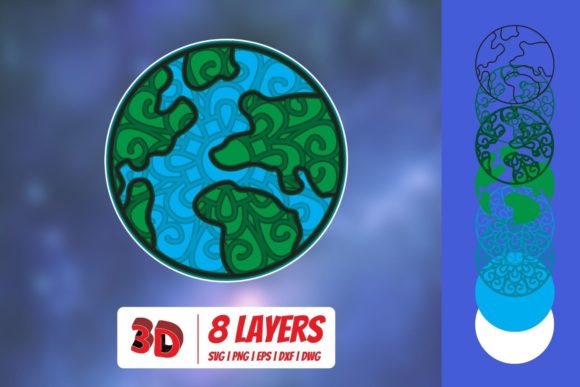 Transform Your Crafting Projects with the 3D Earth SVG Download