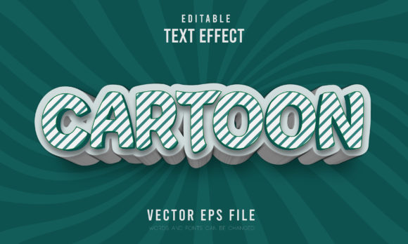 Unlock Creative Potential with Cartoon 3D Text Effect Fully Editable